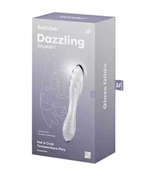 Satisfyer Dazzling Crystal 1 Glass Dildo — image 15 of 15