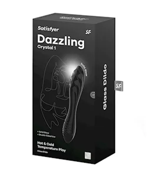 Satisfyer Dazzling Crystal 1 Glass Dildo — image 5 of 15