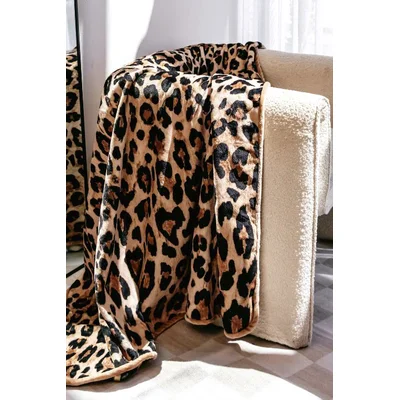 splash blanket leopard print waterproof blanket medium
