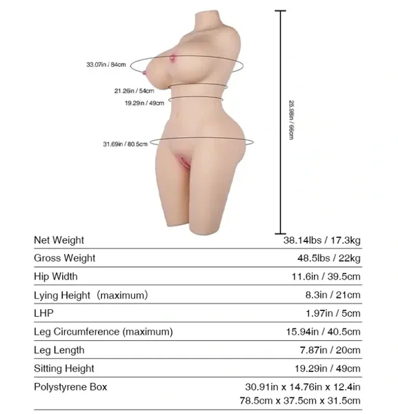 Tantaly GINNY Removable Vaginal Sex Doll — image 10 of 14