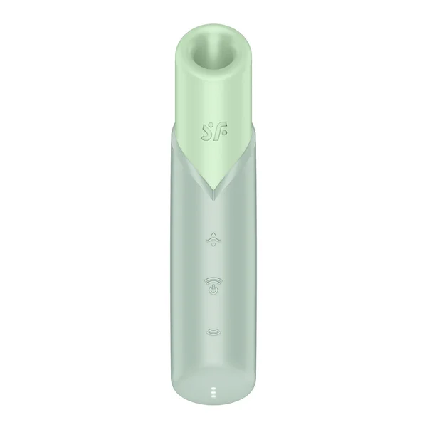 Satisfyer Naughty Kiss - Mint Green USB Rechargeable Air Pulse Stimulator — image 5 of 9