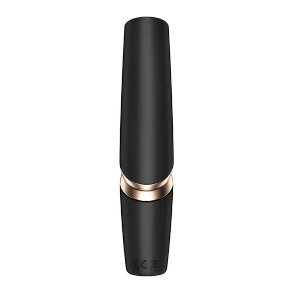 Satisfyer Perfect Kiss - Black USB Rechargeable Air Pulse Stimulator — image 7 of 9