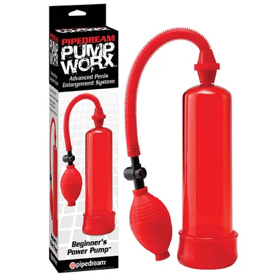 pump worx beginners power pump red penis pump