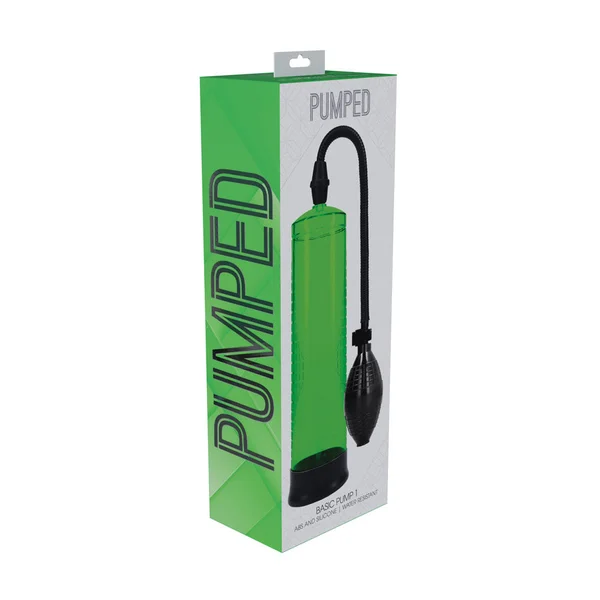 PUMPED Basic Pump 1 - Blue - Blue Penis Pump — image 7 of 20