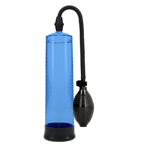 PUMPED Basic Pump 1 - Blue - Blue Penis Pump — image 2 of 20