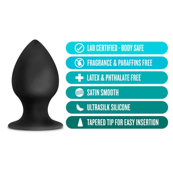 Anal Adventures Platinum Stout Medium Anal Plug — image 2 of 5
