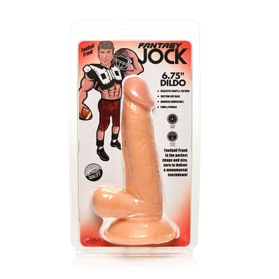 fantasy jock football frank 675 light dildo with balls
