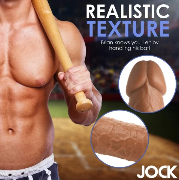 Fantasy JOCK Baseball Brian 7" Medium Dildo with Balls