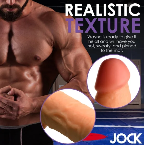 Fantasy JOCK Wrestling Wayne 7" Light Dildo with Balls