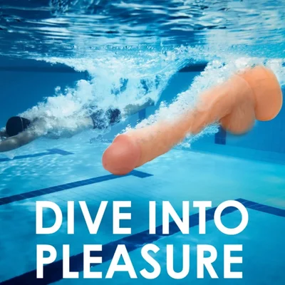 fantasy jock swimming simon 7 light dildo with balls
