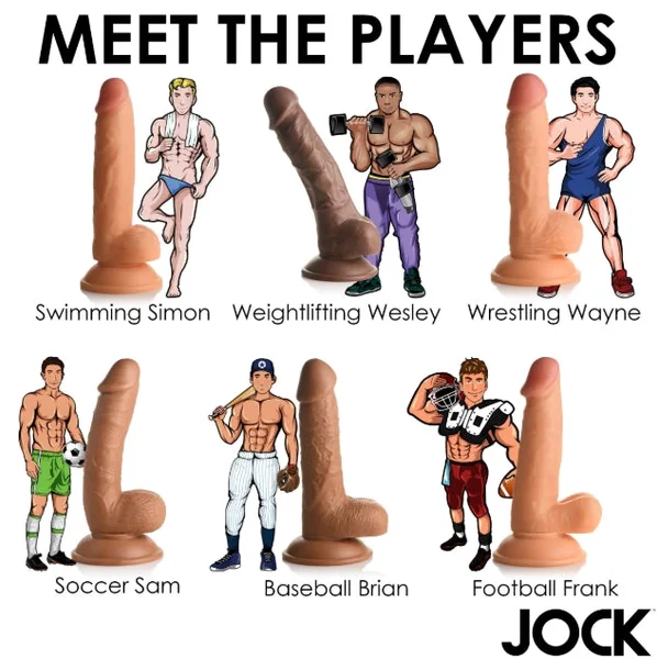 Fantasy JOCK Swimming Simon 7" Light Dildo with Balls — image 8 of 9