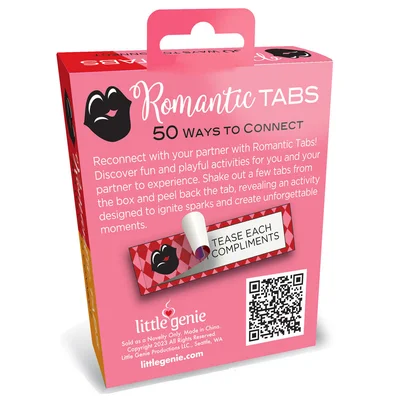 romantic tabs romantic suggestions set of 50