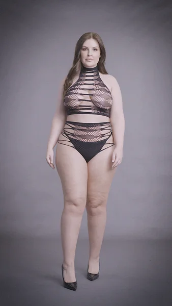 Le' Desir Shade Carpo Two Piece with Turtleneck, Crop Top and Panty — image 4 of 8