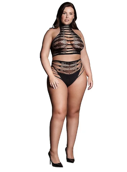 Le' Desir Shade Carpo Two Piece with Turtleneck, Crop Top and Panty — image 2 of 8