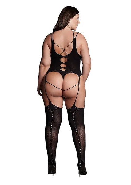 Le' Desir Shade Elara Bodystocking with Open Cups — image 6 of 8