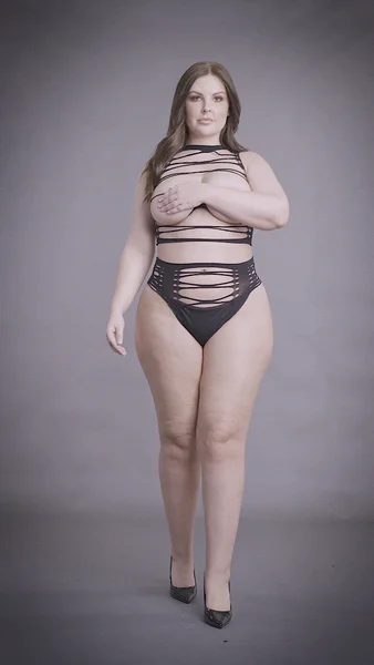 Le' Desir Shade Helike Two Piece with Open Cups Crop Top and Panty