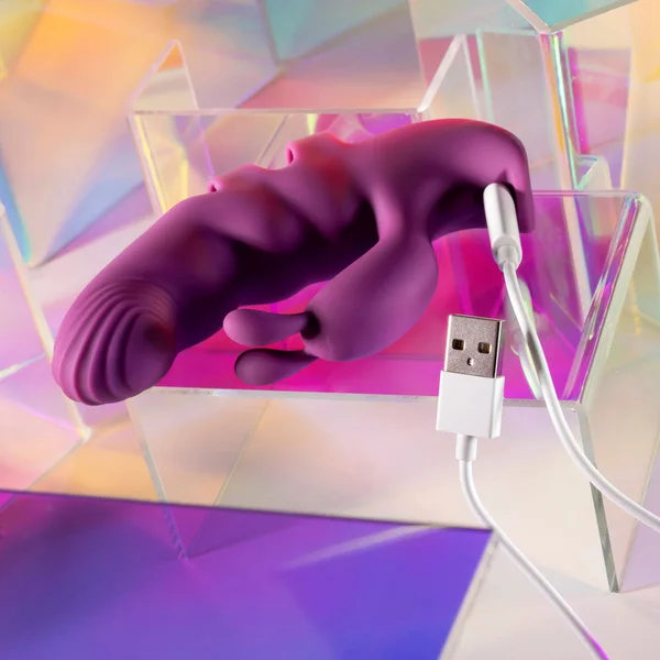 Playboy Pleasure LEND A HAND - Purple USB Rechargeable Finger Vibrator — image 9 of 9