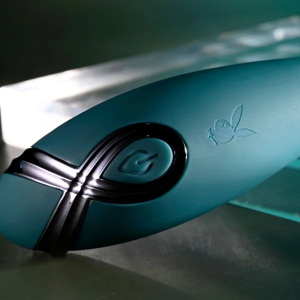 Playboy Pleasure PINPOINT PERFECTION - Green 19.3 cm USB Rechargeable Poseable Vibrator — image 3 of 9