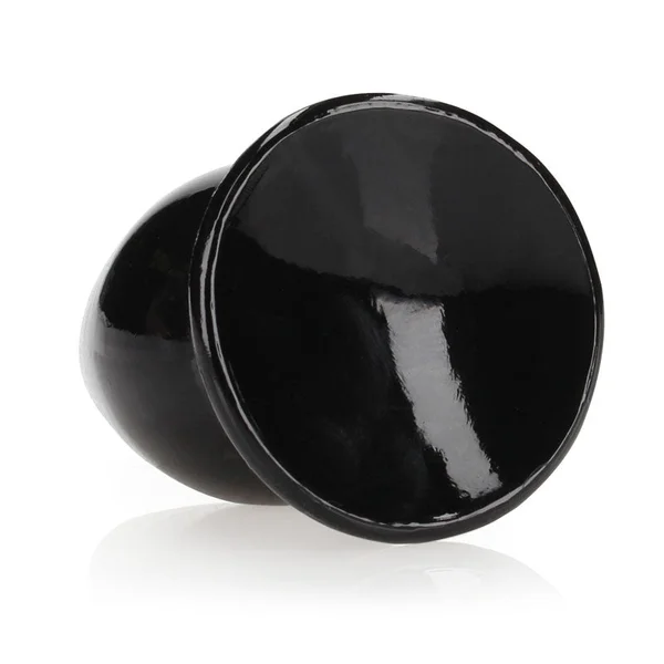 REALROCK 9 cm Anal Plug - Black - Black 9 cm (3.5'') Butt Plug — image 3 of 4
