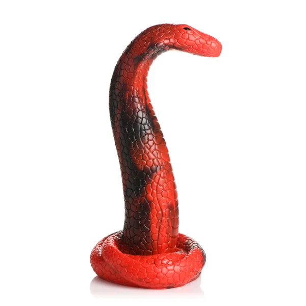 Creature Cocks King Cobra Silicone Dildo - Red 21.4 cm Fantasy Dildo — image 6 of 9