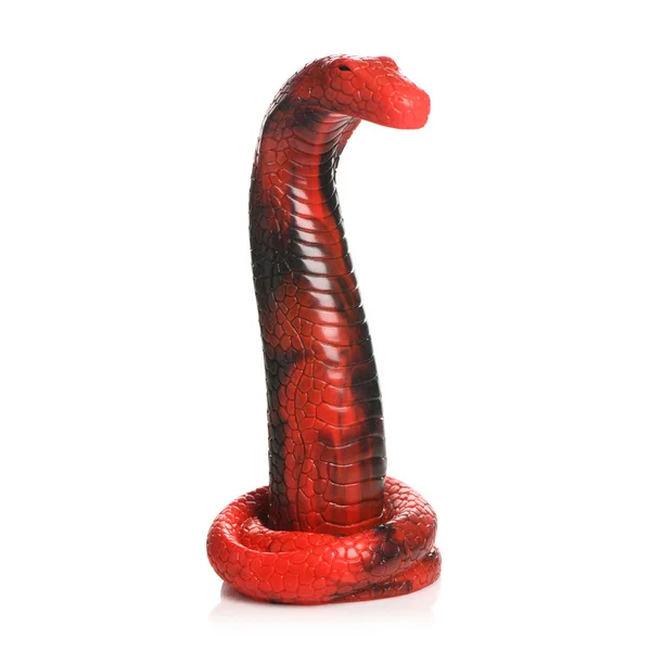 Creature Cocks King Cobra Silicone Dildo - Red 21.4 cm Fantasy Dildo — image 5 of 9