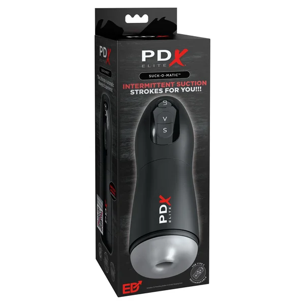 PDX Elite Suck-O-Matic - USB Rechargeable Sucking & Vibrating Masturbator — image 5 of 5