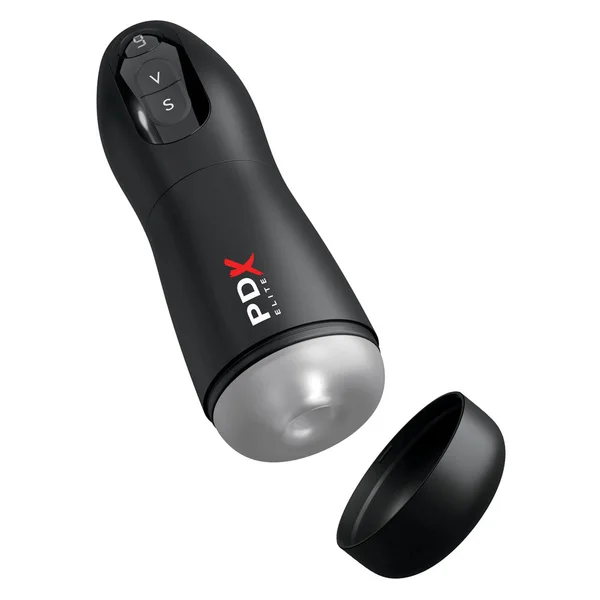 PDX Elite Suck-O-Matic - USB Rechargeable Sucking & Vibrating Masturbator — image 4 of 5