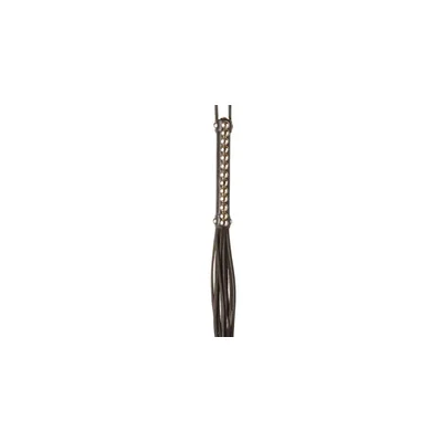 black studded willy whip