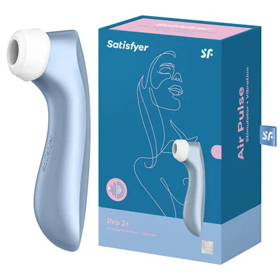 satisfyer pro 2 blue touch free usb rechargeable clitoral stimulator with vibration