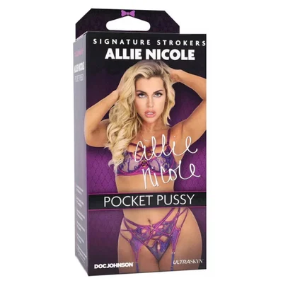 signature strokers allie nicole ultraskyn pocket pussy vanilla