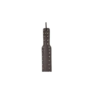 leather studded paddle