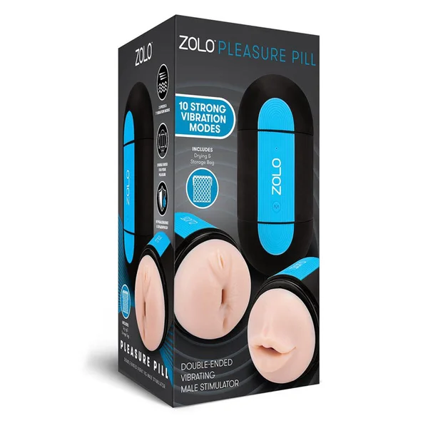 Zolo Pleasure Pill - Double Ended USB Rechargeable Stroker — image 3 of 3