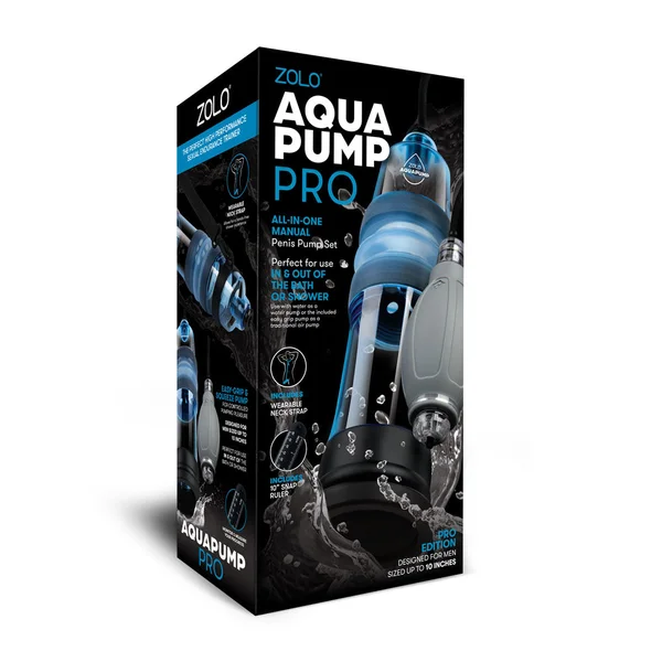 Zolo Aquapump Pro - Blue Water Penis Pump — image 6 of 6