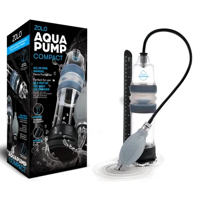 zolo aquapump compact clear water penis pump