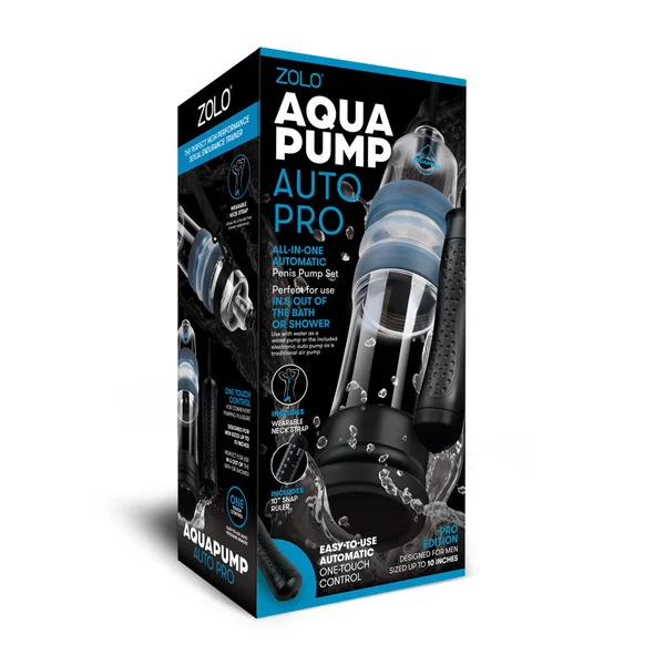 Zolo Aquapump Auto Pro - Clear Auto Water Penis Pump