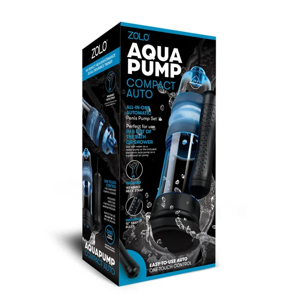 Zolo Aquapump Compact Auto - Blue Auto Water Penis Pump — image 6 of 6