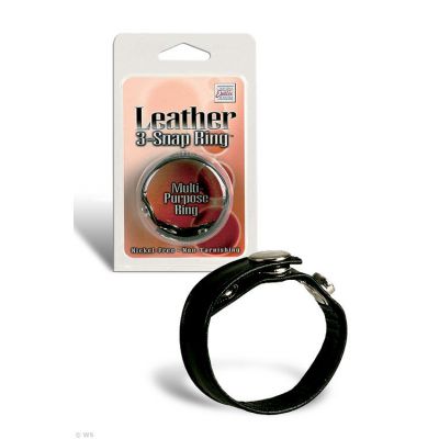 California Exotic Leather 3 Snap Ring