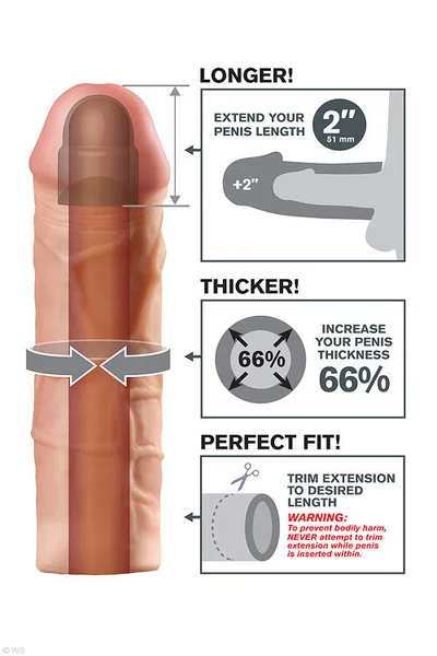 Pipedream Mega 2" Penis X-tension — image 7 of 8