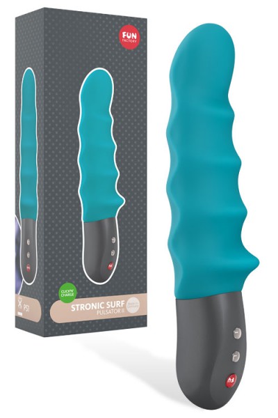 Fun Factory Stronic Surf 8" Rippled G-Spot Vibrator