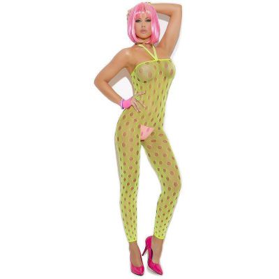 Chartreuse footless bodystocking One Size Available