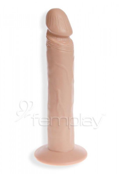 So Real 9" Veiny Dildo - White