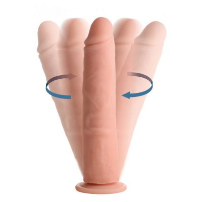 Curve Toys Vibrating Rotating 9 Dildo With Remote