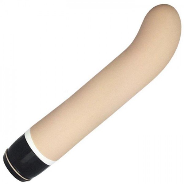 Silicone g-spot vibrator