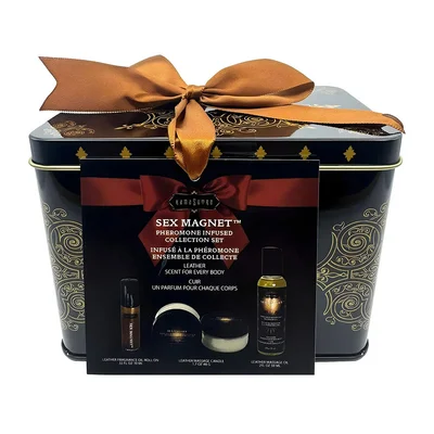 kama sutra sex magnet pheromone leather gift set