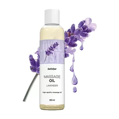 satisfyer massage oil lavender 250ml