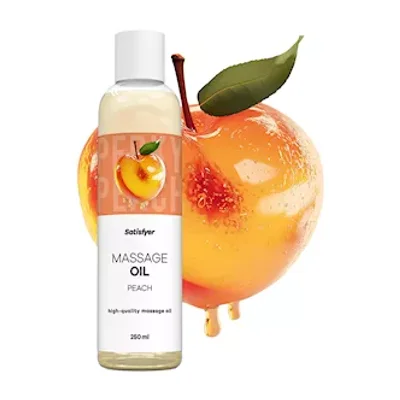 satisfyer massage oil peach 250ml