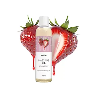 satisfyer massage oil strawberry 250ml