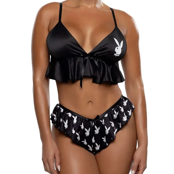 Playboy Flutter Bunny 2-Piece Lounge Set — image 3 of 5