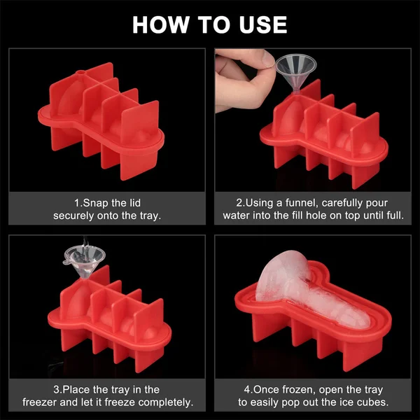 Lovetoy Mini Penis Silicone Ice Tray — image 5 of 5