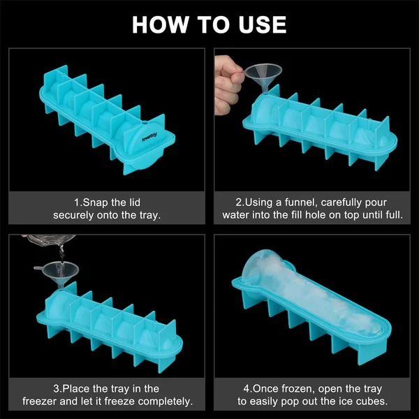 Lovetoy Realistic Penis Silicone Ice Tray — image 4 of 5